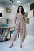 Beige Jaipuri Women Jumpsuit , Full View